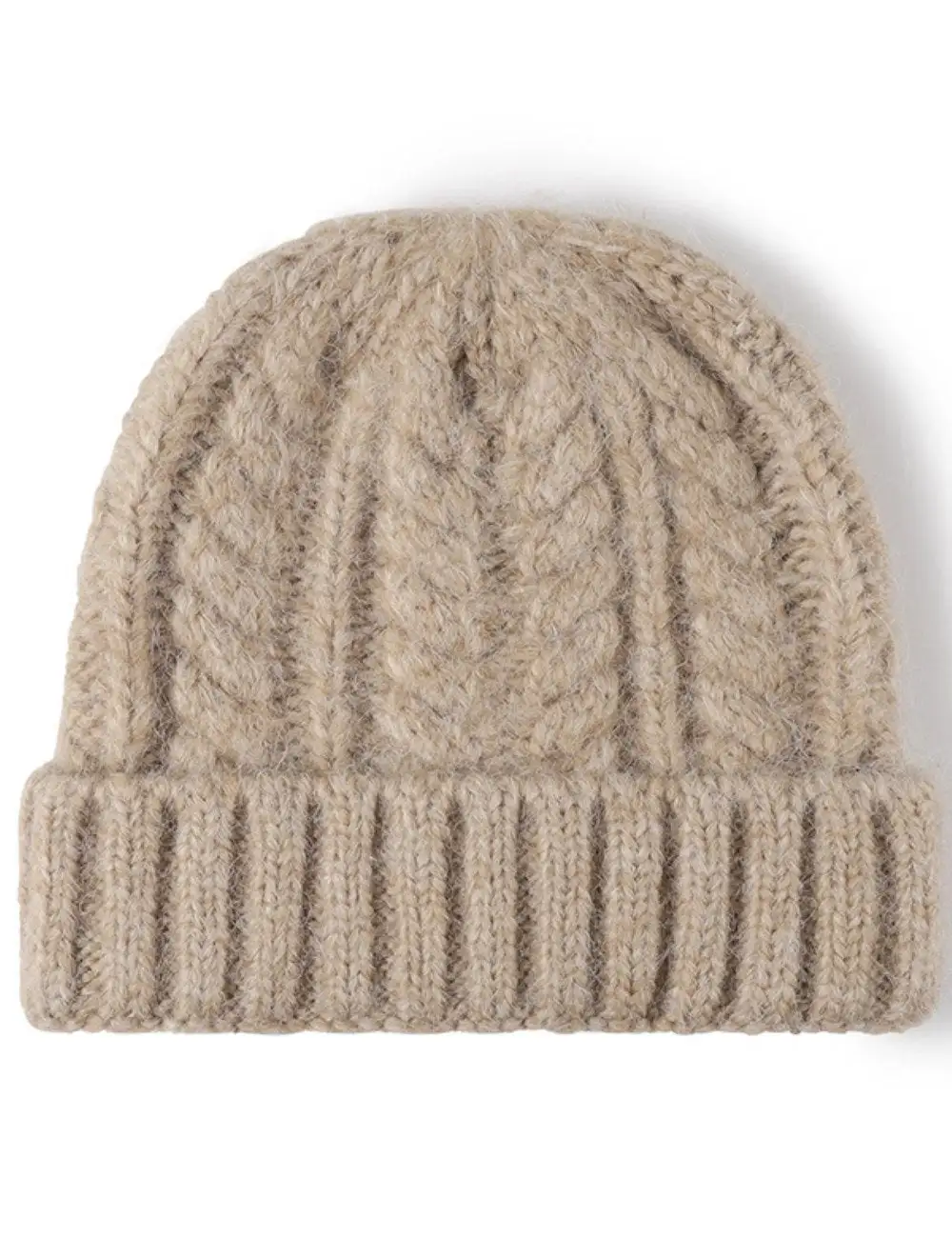 Cable Texture Knit Beanie