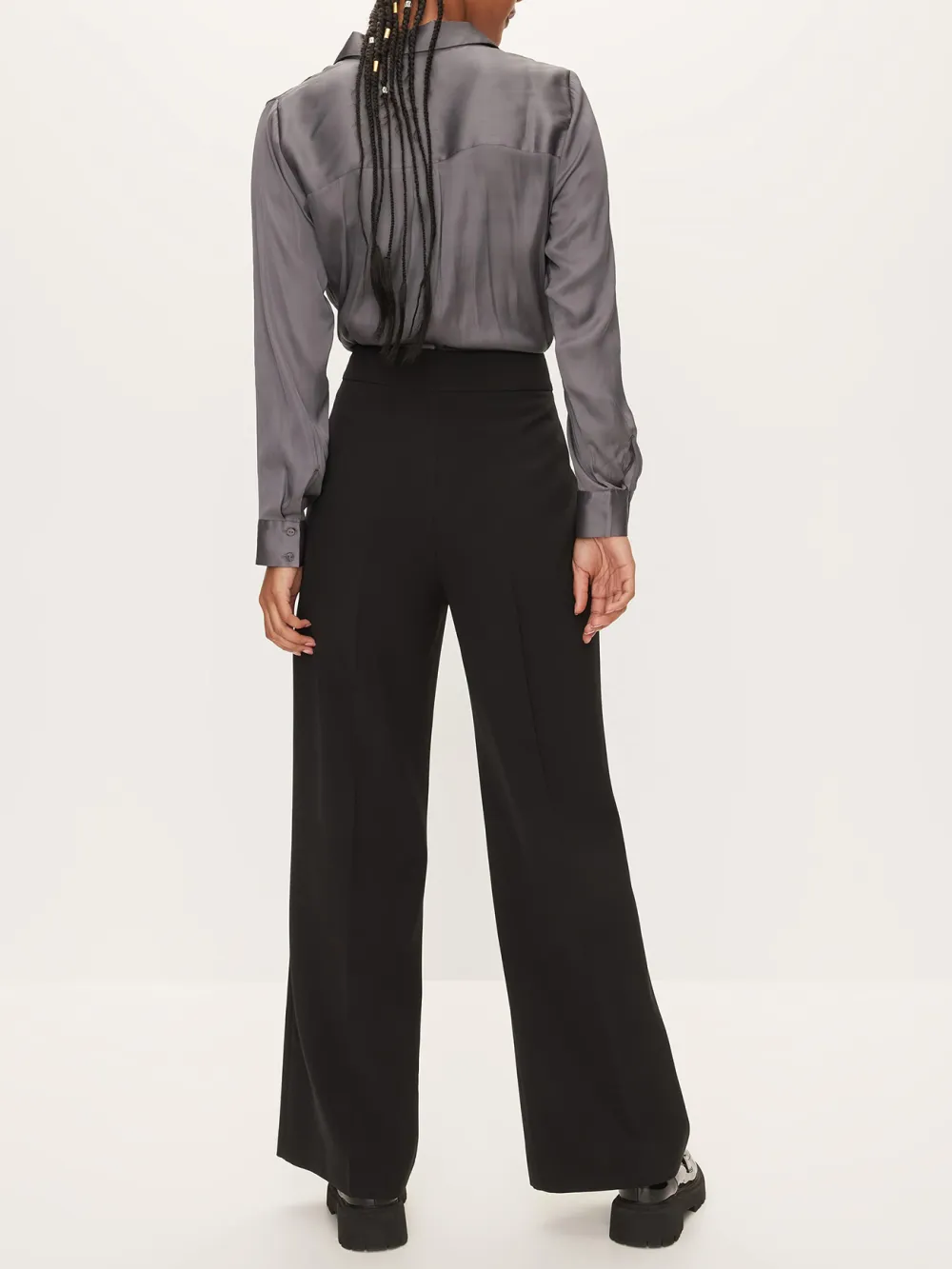 Slight Stretch Wide Leg Pant