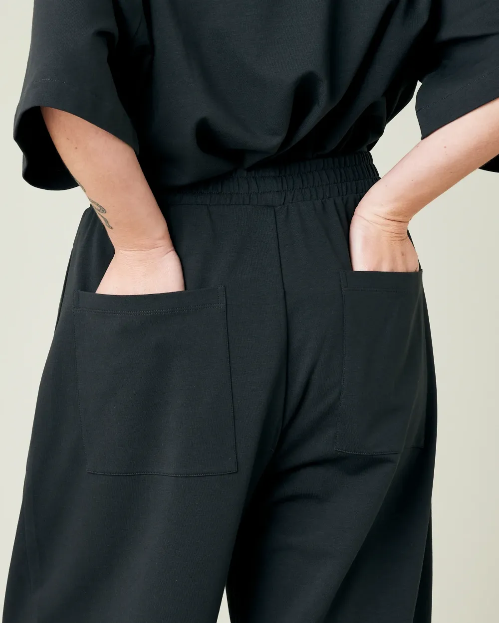COTTON JERSEY TROUSERS