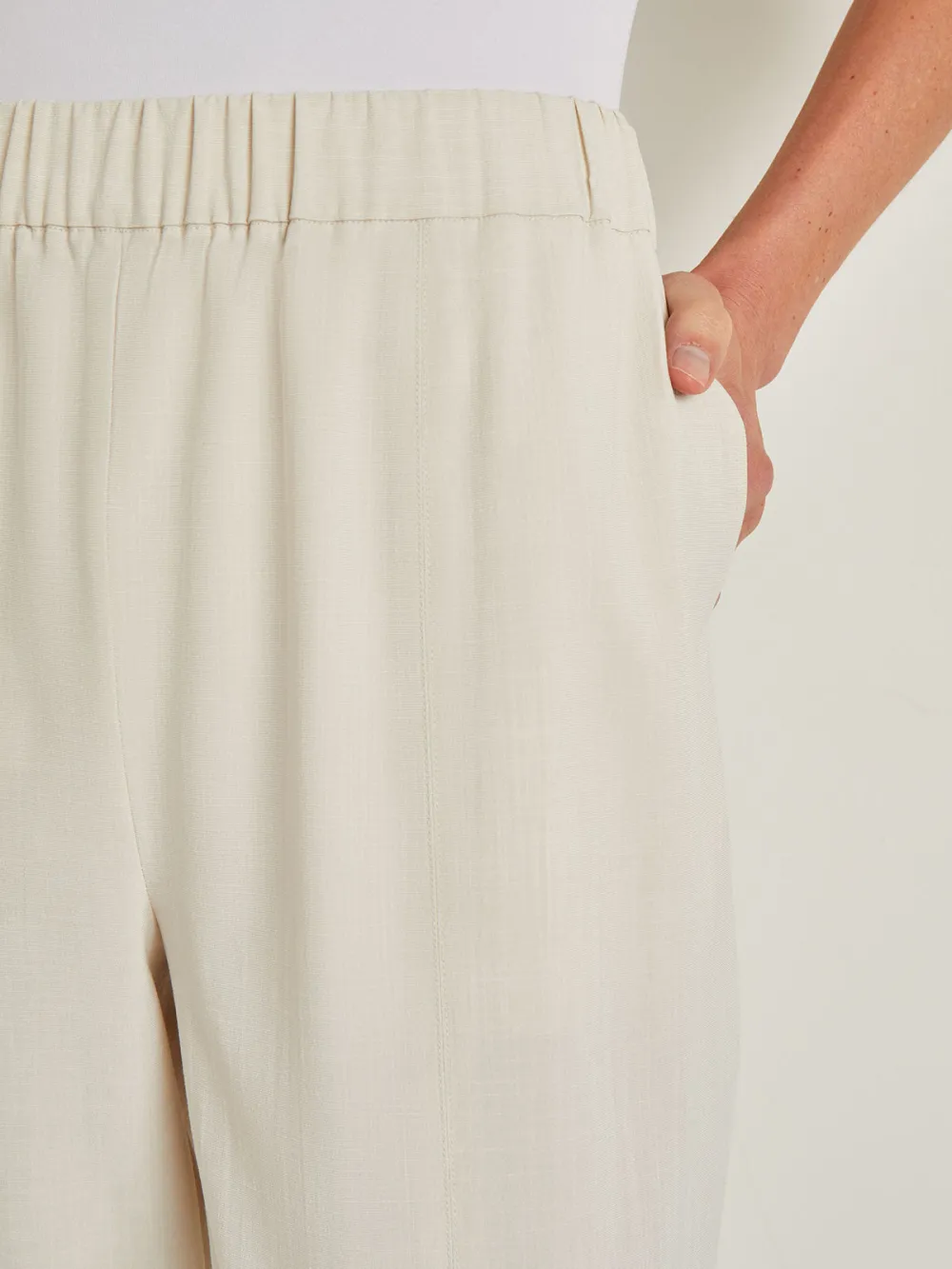 Elastic Waistband Soft Pants