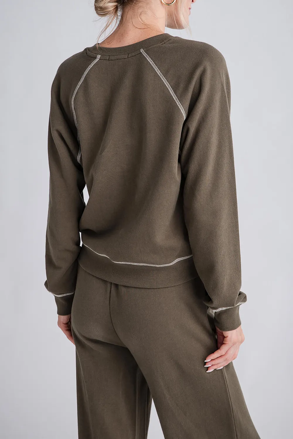 Z Supply Saldana French Terry Sweatshirt - classic heather grey