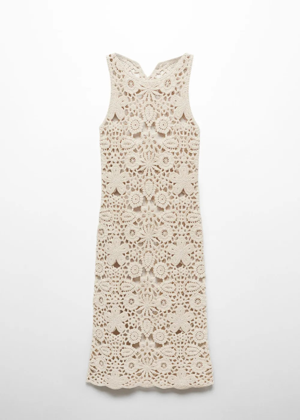 100% cotton crochet dress