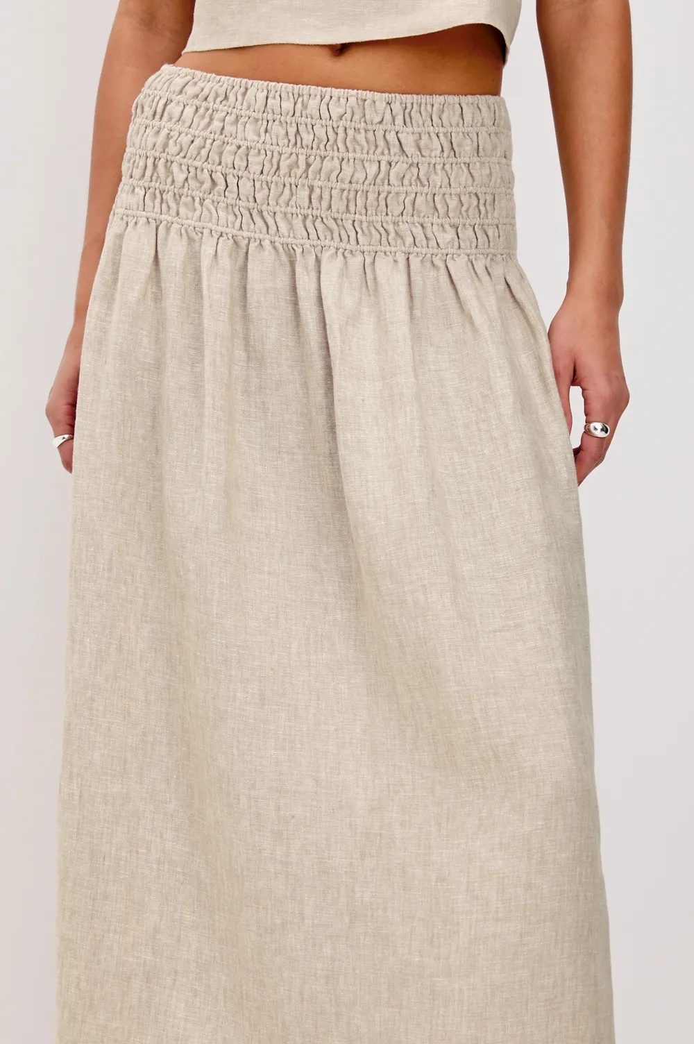 Flared Lightweight Flowing Skirt