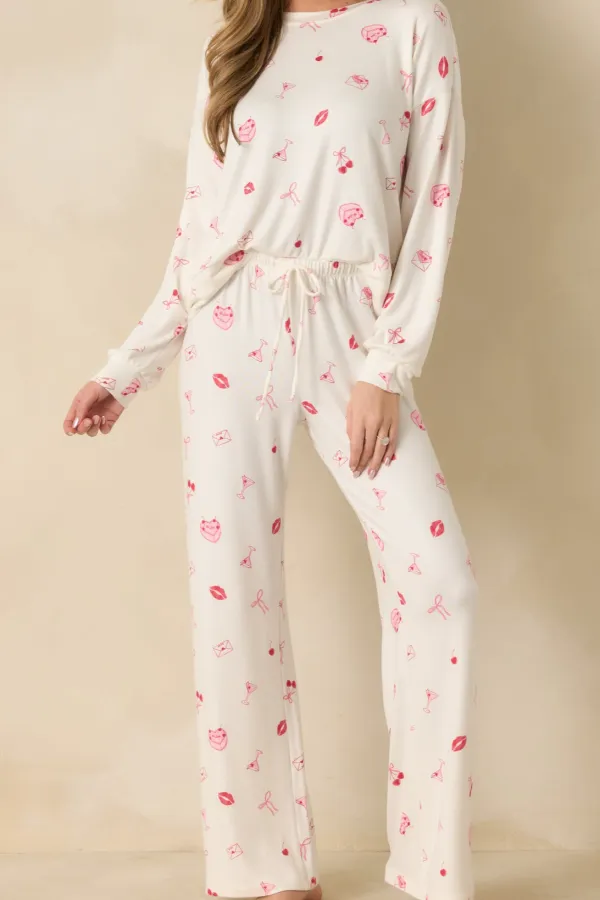 Multicolor Printed Pajama Pants