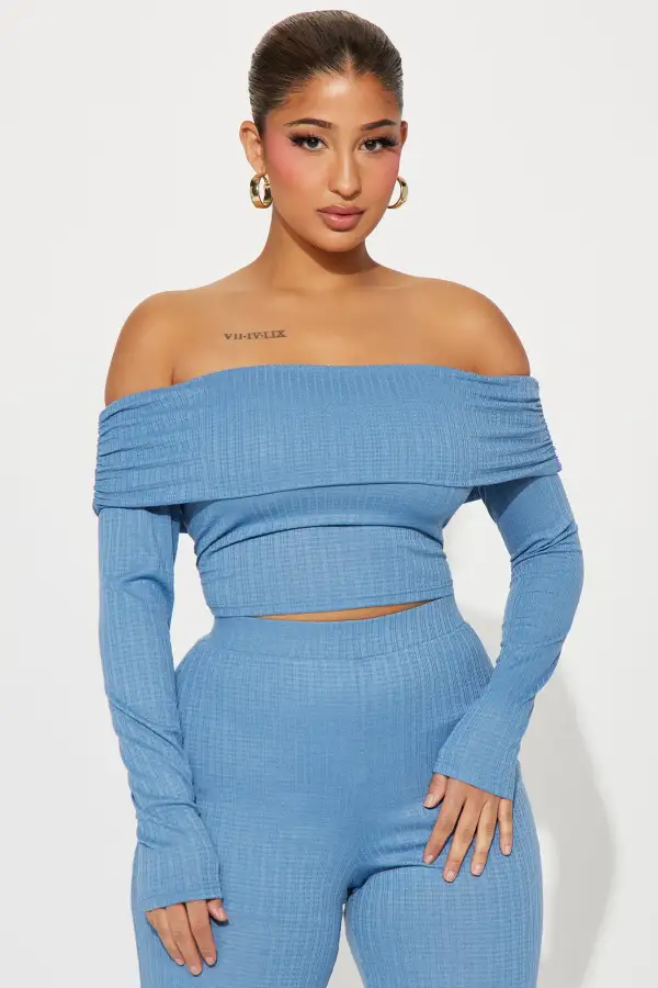 Always A Beauty Pant Set - Blue