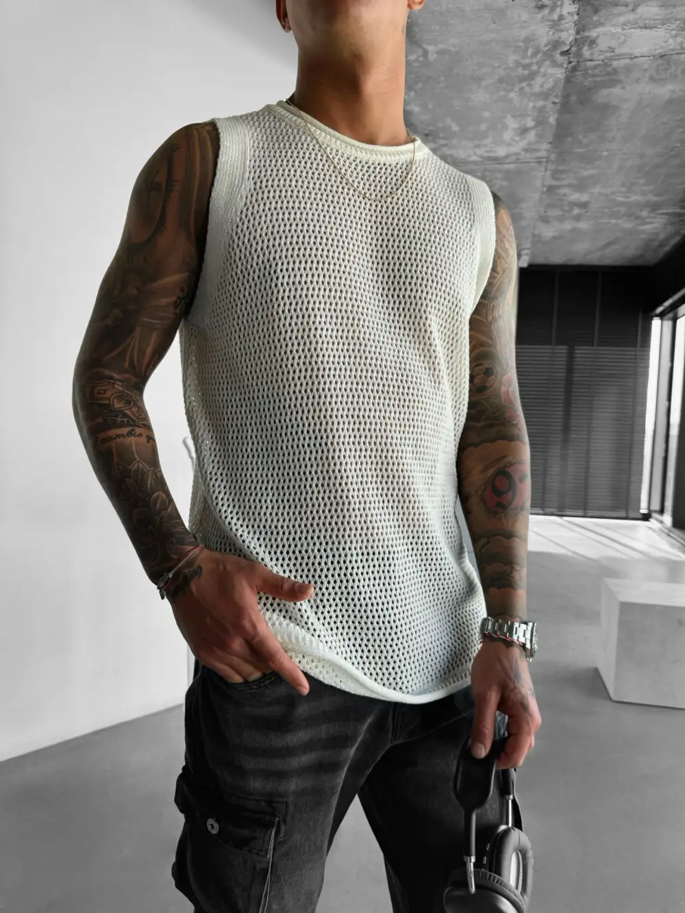 Weekend Relaxed Textured Tank Top