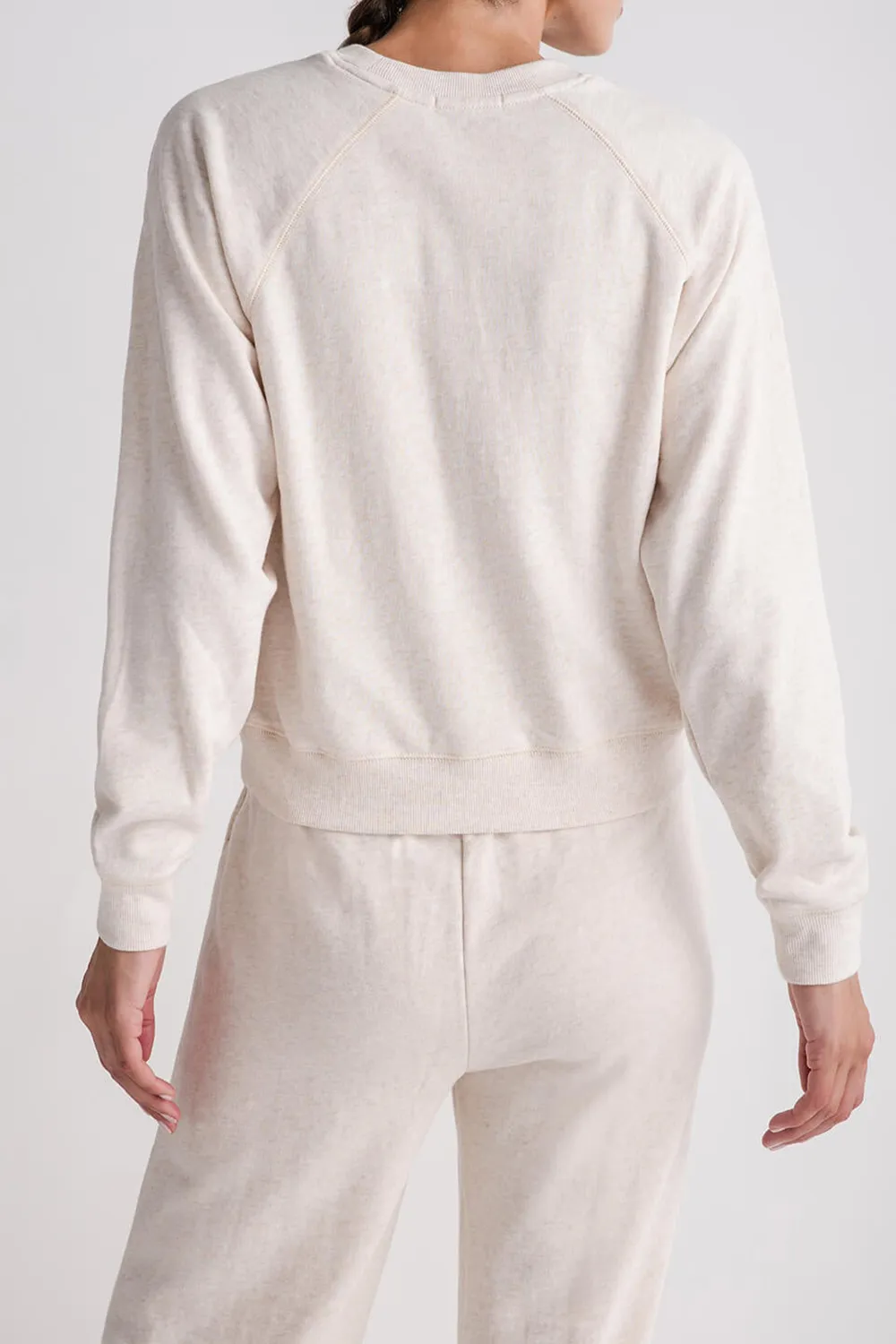 Z Supply Saldana French Terry Sweatshirt - classic heather grey