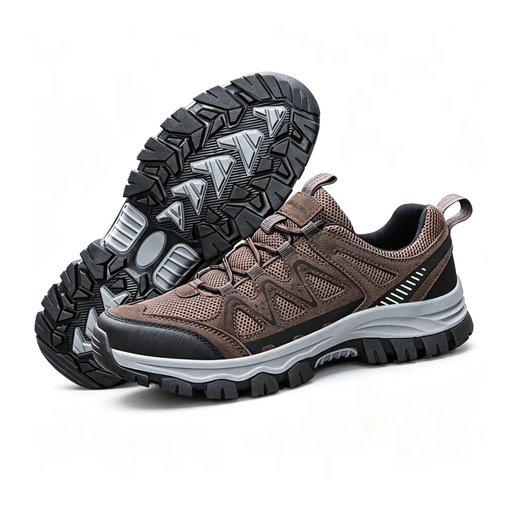 Men's Hiking Shoes Outdoor Non-Slip Trekking Boots Wear-Resistant Large Size Camping Athletic Running Trail Shoes