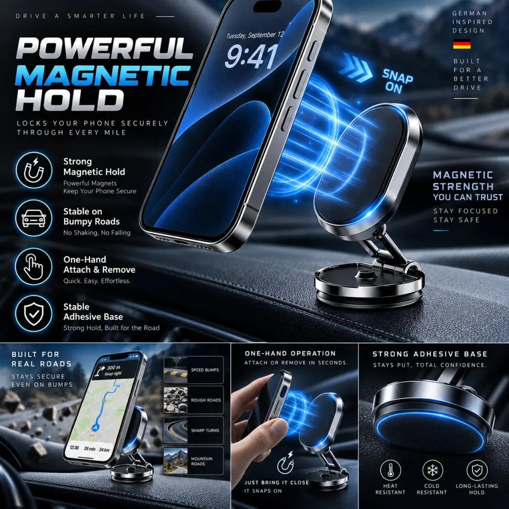 Foldable telescopic phone stand