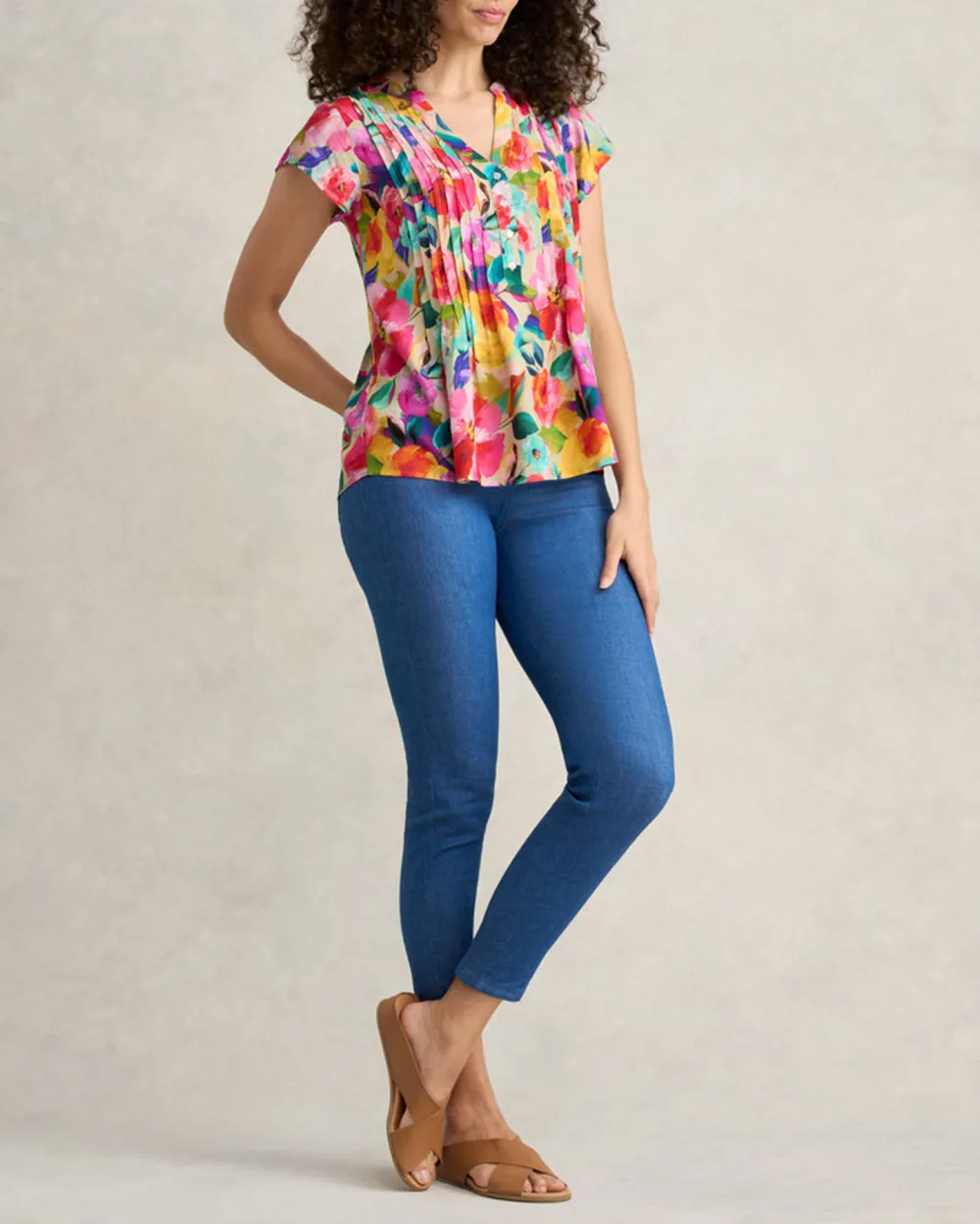 Lightweight Print Blouse