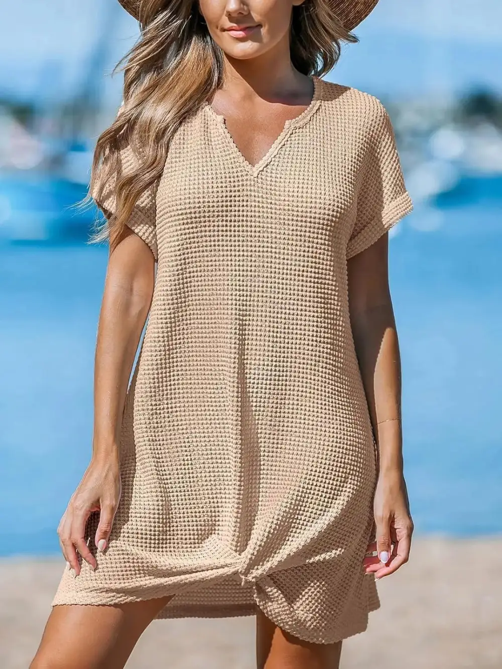Polished Soft A-Line Midi Dress
