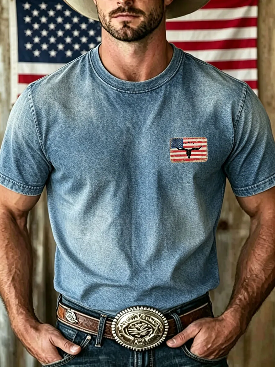 Men's 250th Anniversary Western Style T-Shirt