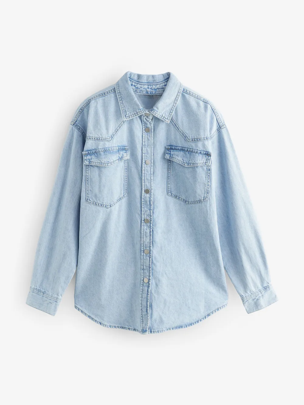Oversize Denim 100% Cotton Shirt