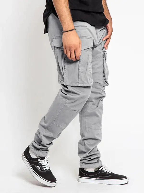 Utility Pocket Detail Everyday Pants
