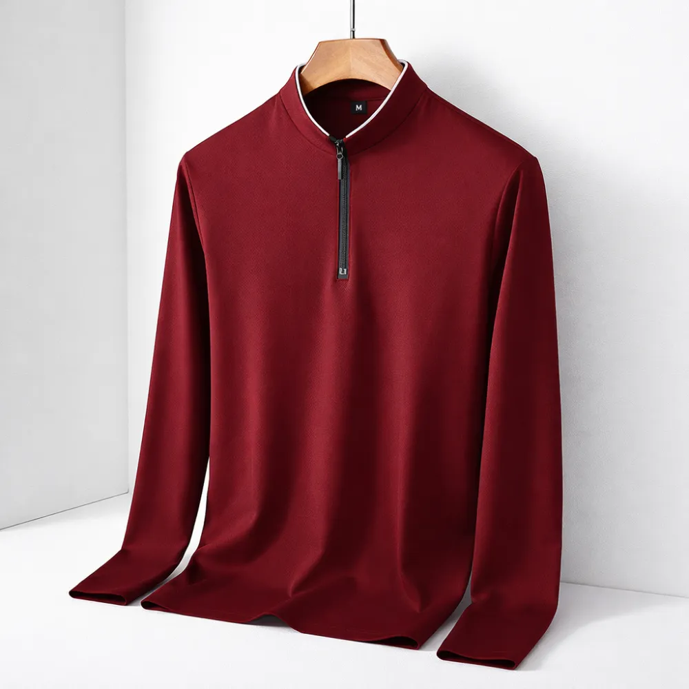 Half Zip Knit Pullover