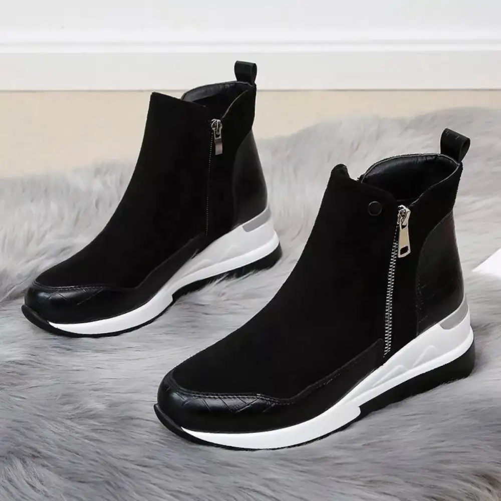 Side-Zip Ankle Boots