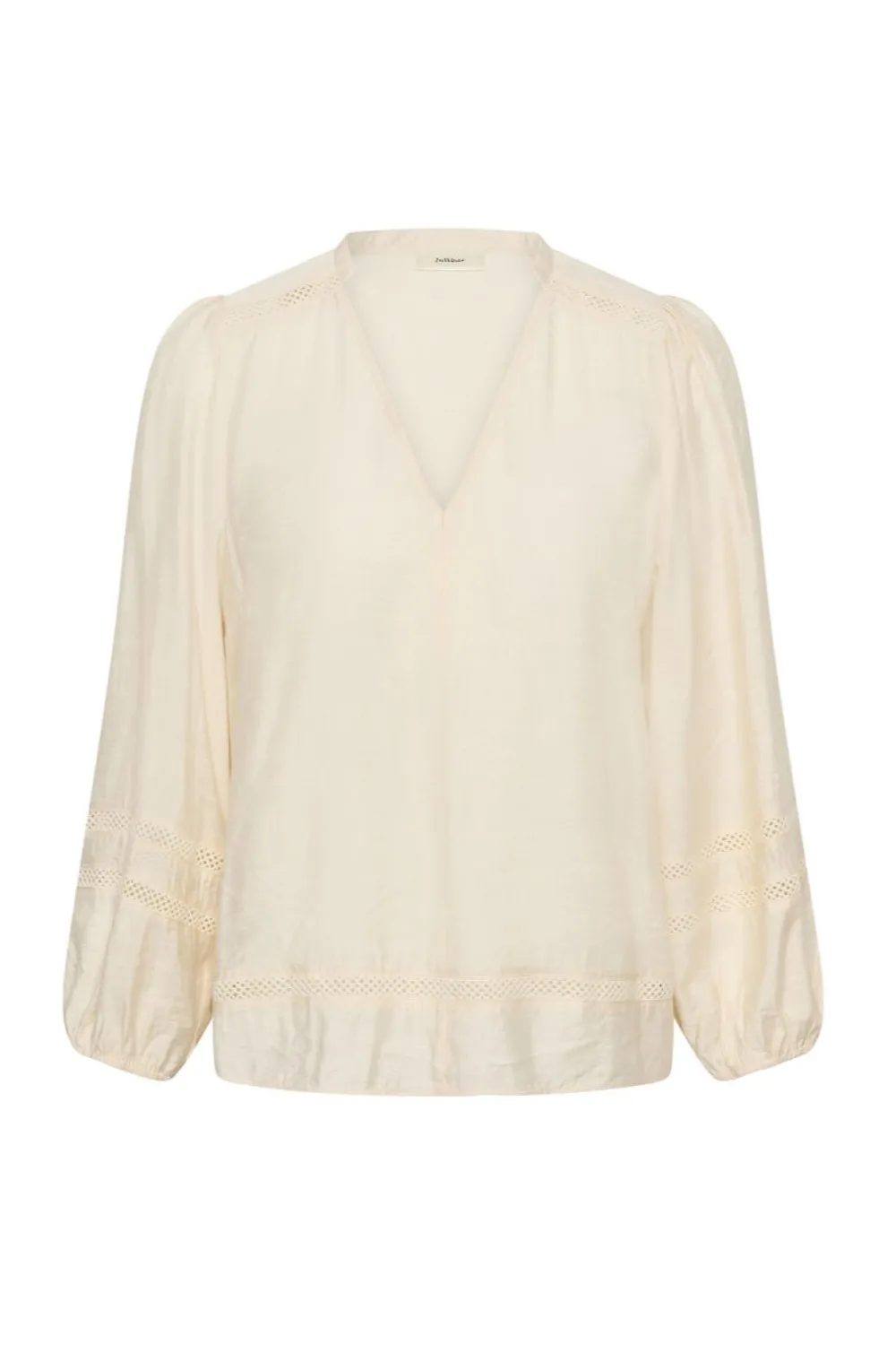 Viscose V Neck Relaxed Blouse