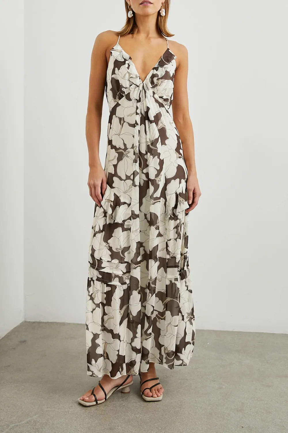 Gossamer Frilled Long Dress