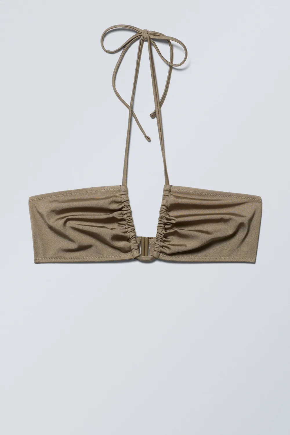 Tied Halter Neck Bikini Top