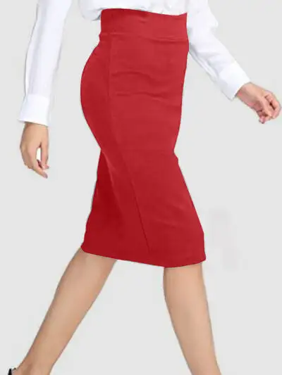 High-Waist Wrap Skirt