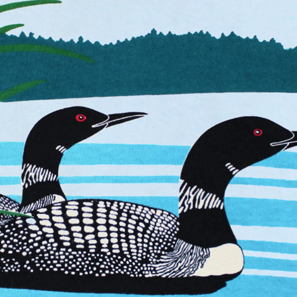 Diving Bird Print Long Sleeved Women's Top