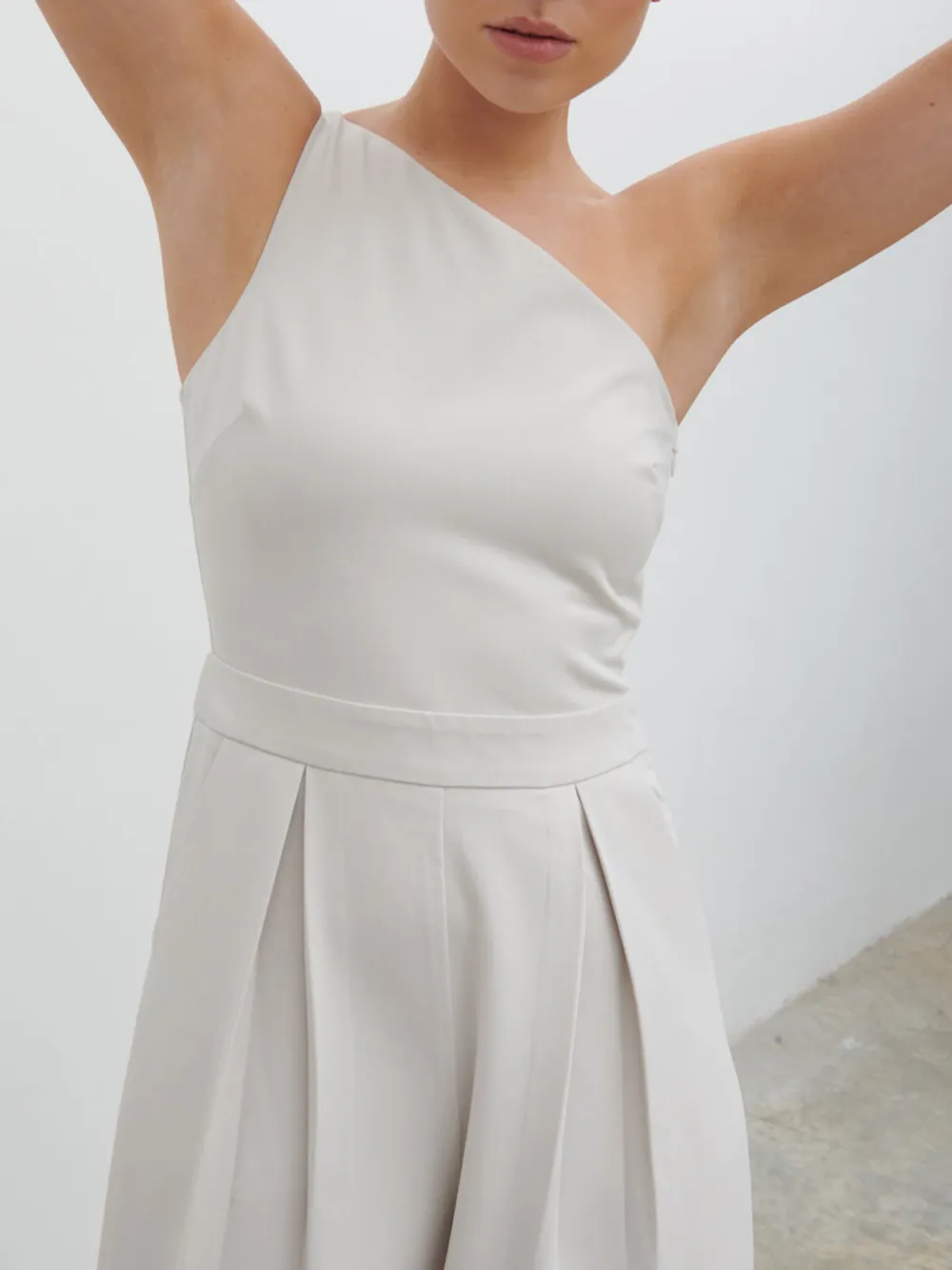 One Shoulder Jumpsuit