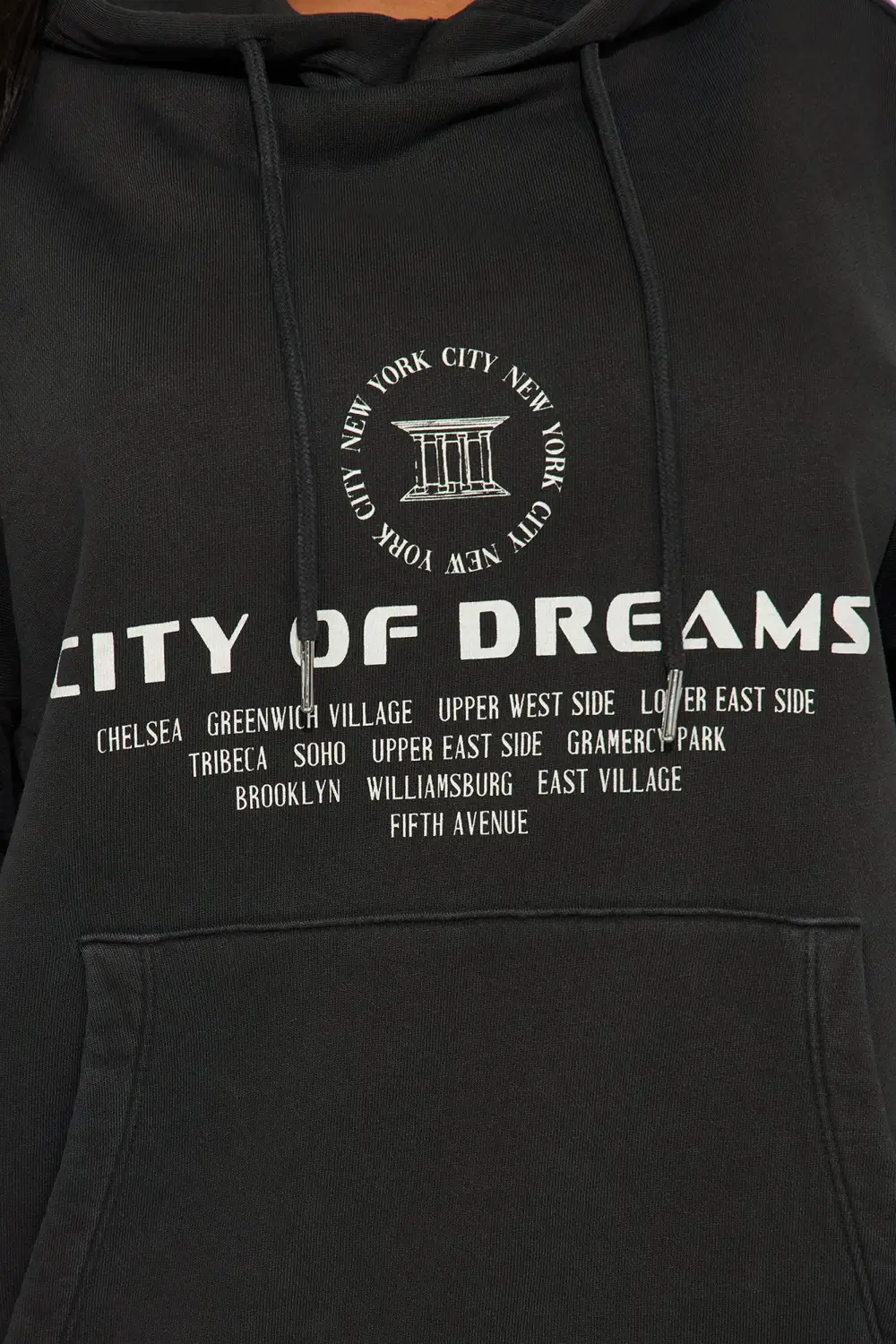 City Of Dreams Washed Jogger Set - Black