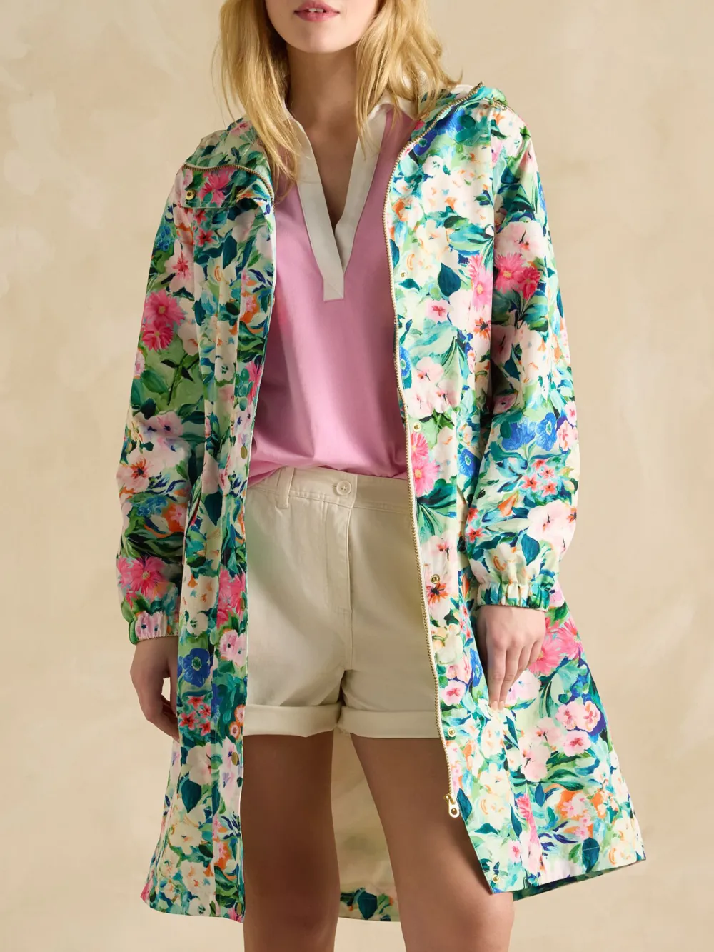 Waterproof And Foldable Raincoat With Hood