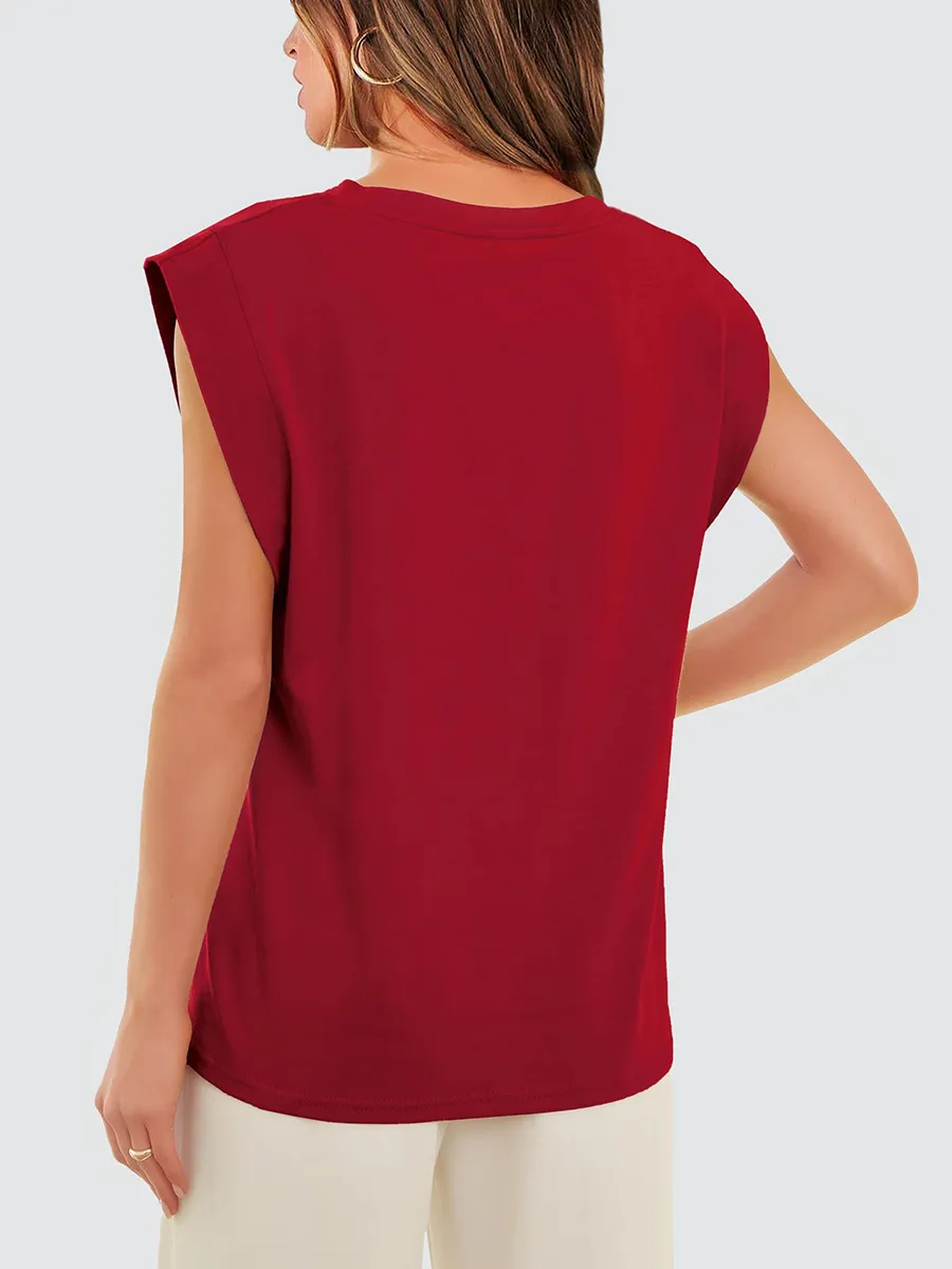 Women's Loose Crewneck Short-sleeved Top