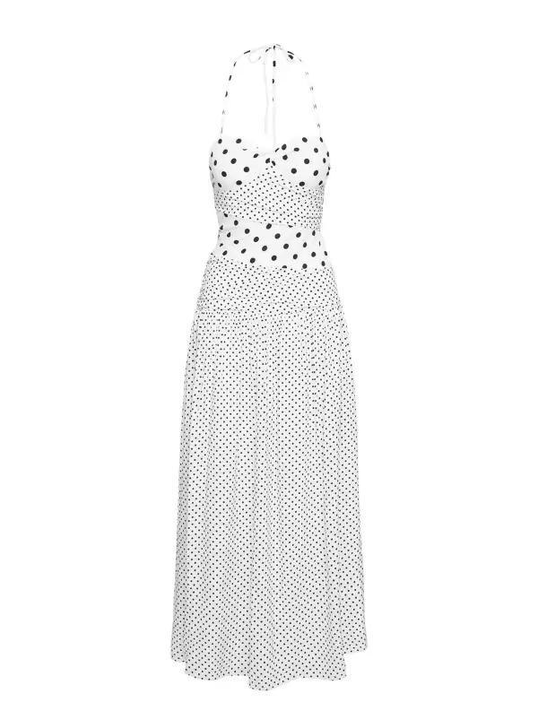 Modern Ceremony Halter Maxi Dress