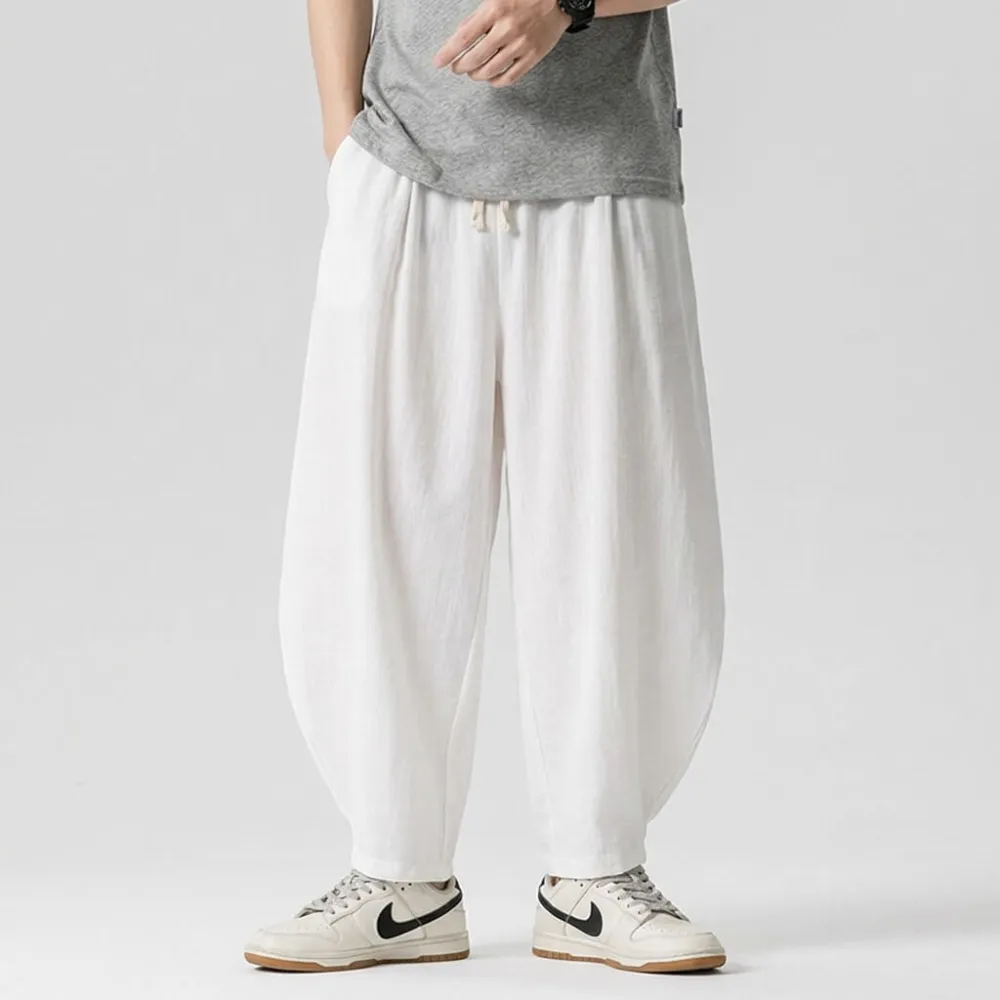 Natural Texture Casual Pants