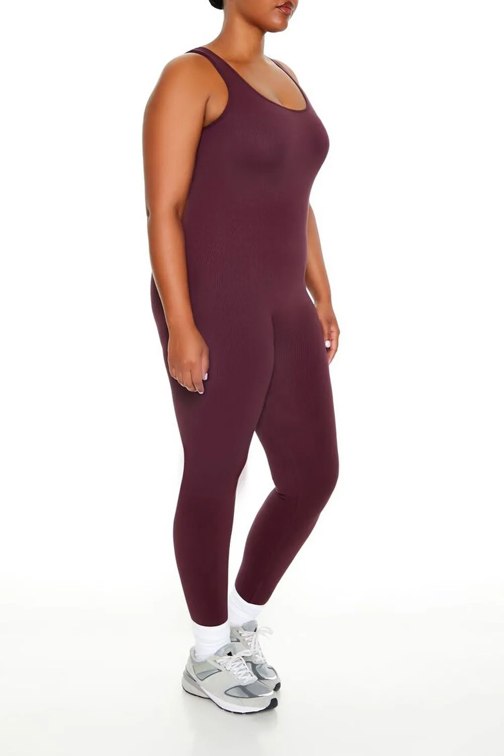 Plus Size Seamless Tank Jumpsuit