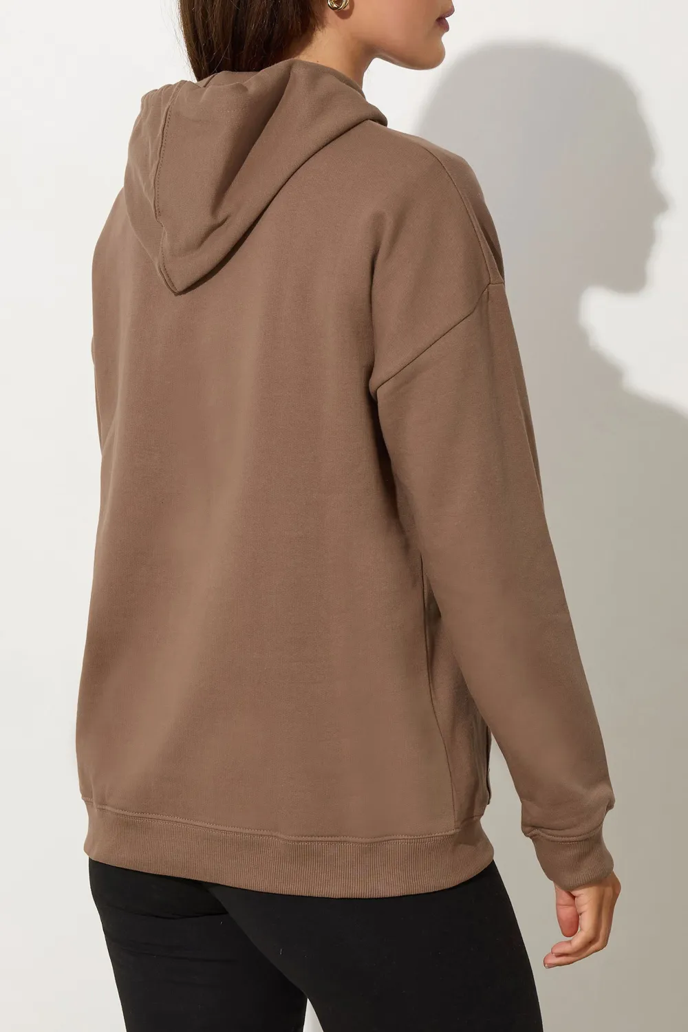 Drawstring Hooded Sweatshirt