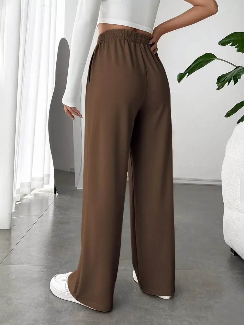 Everyday Wide Leg High Waist Pants