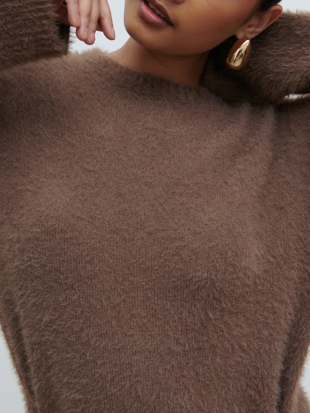 Sash Knit Mini Dress