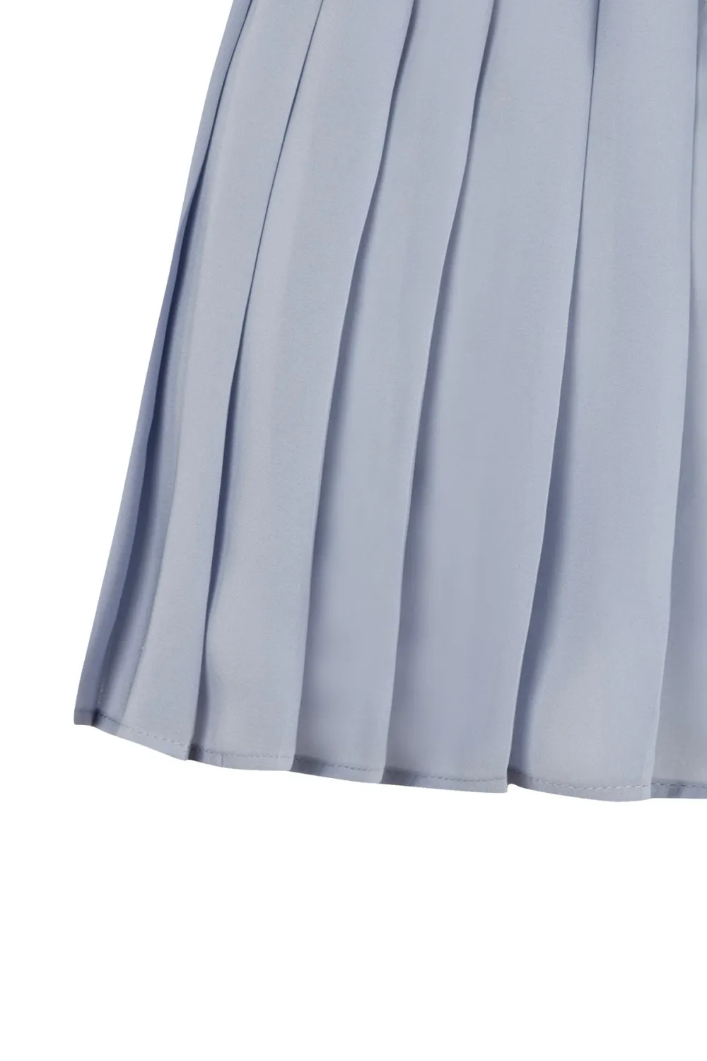 Pleated Skirt-Blue