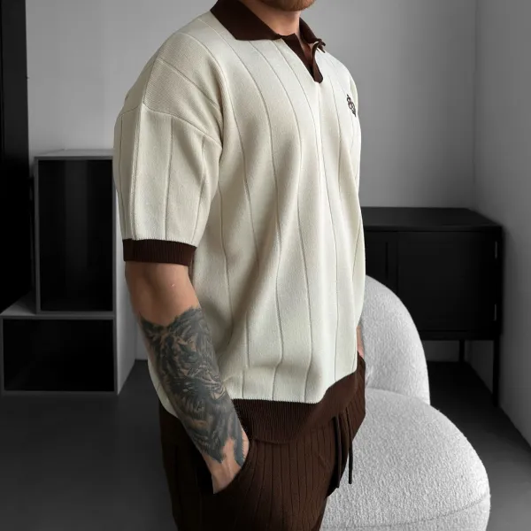 Modern Polo Collar T-Shirt
