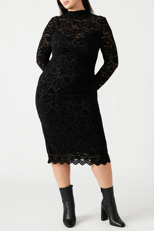 Sleek Dress Black