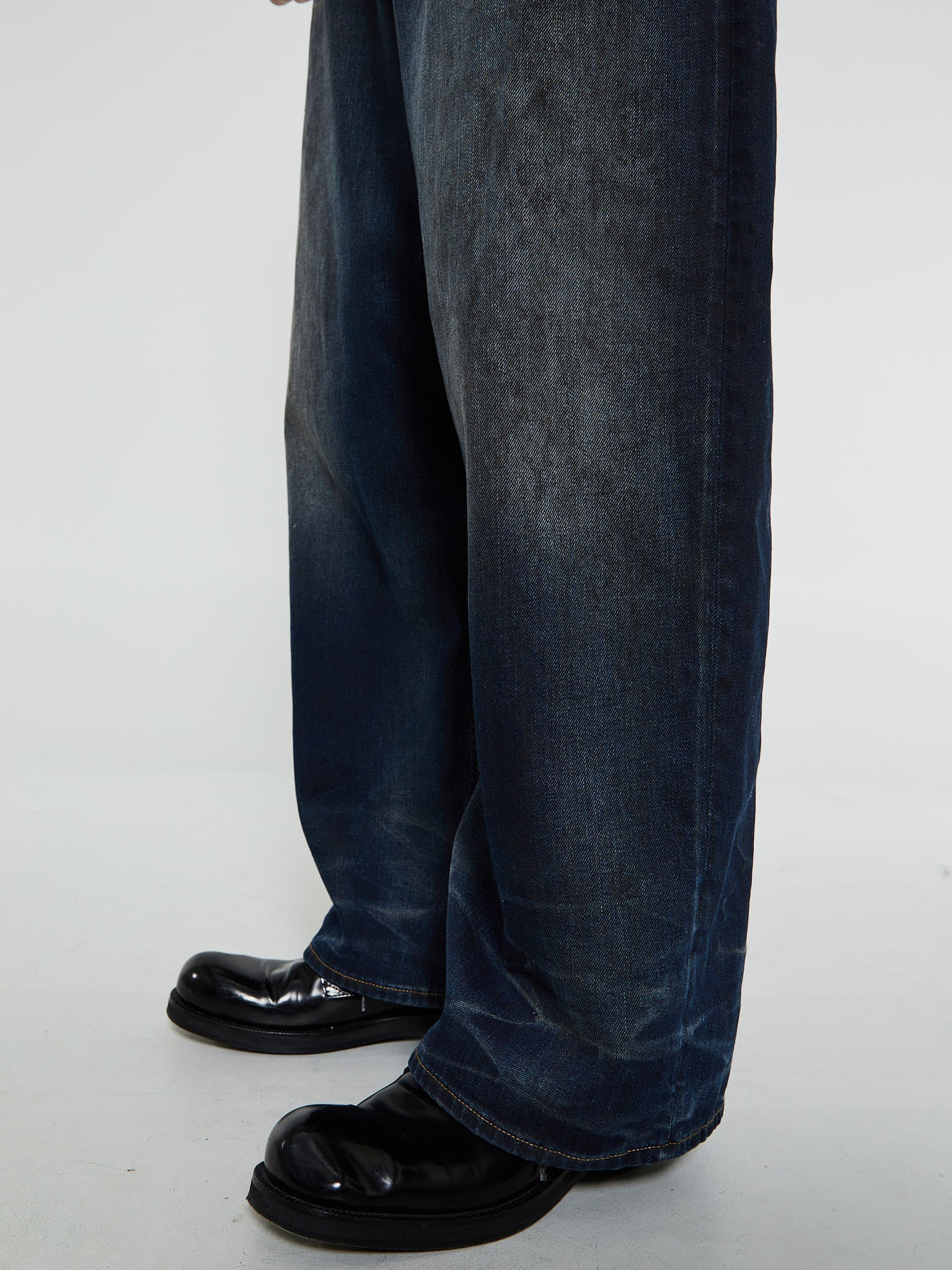 2023M Super Baggy Fit Jeans in Dark Blue