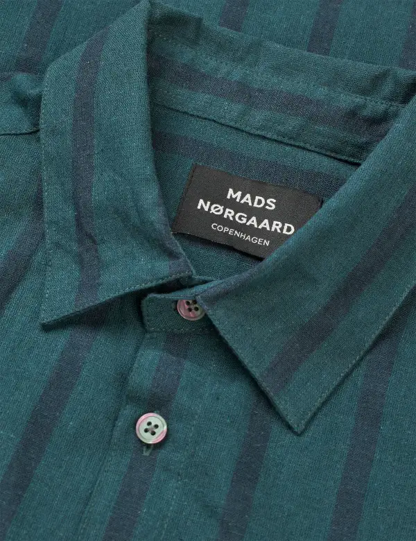 Men's Everyday Linen Blend Stripe Shirt