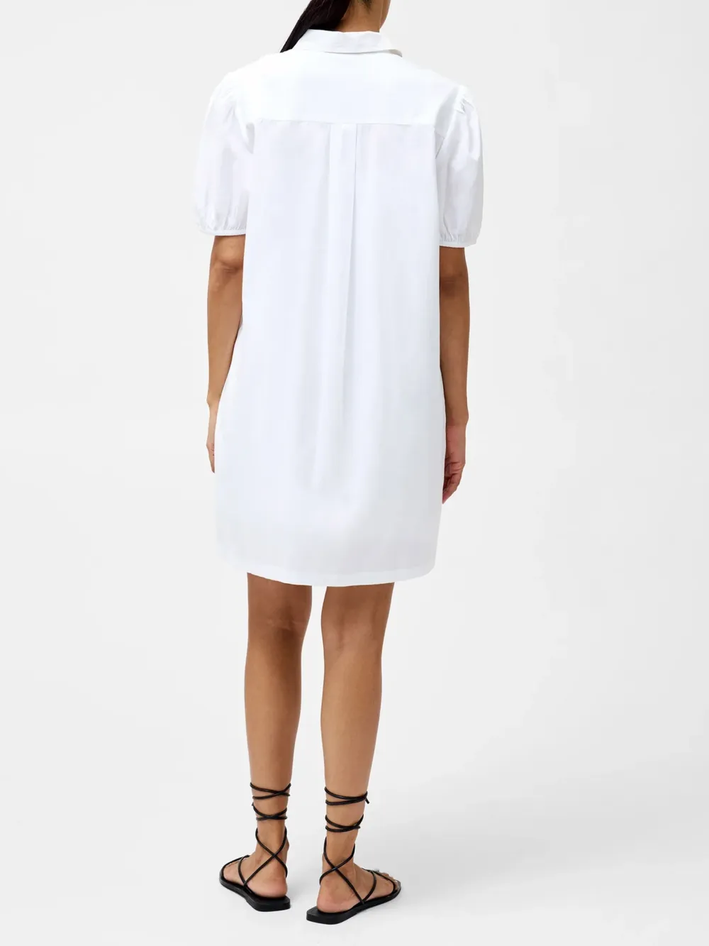 Cotton Art Cut-out Lapel Dress