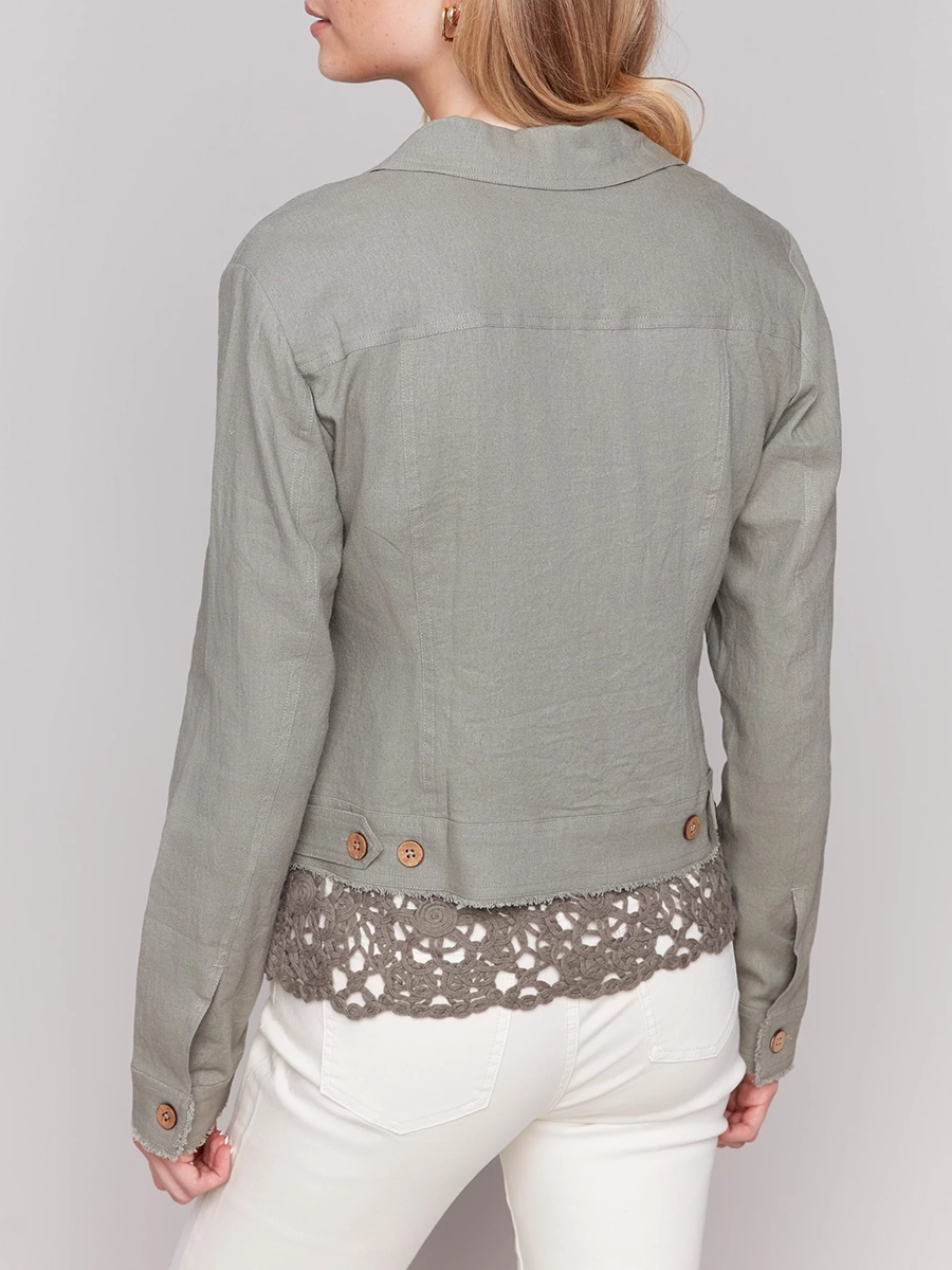 Soft And Breathable Linen Simple Jacket