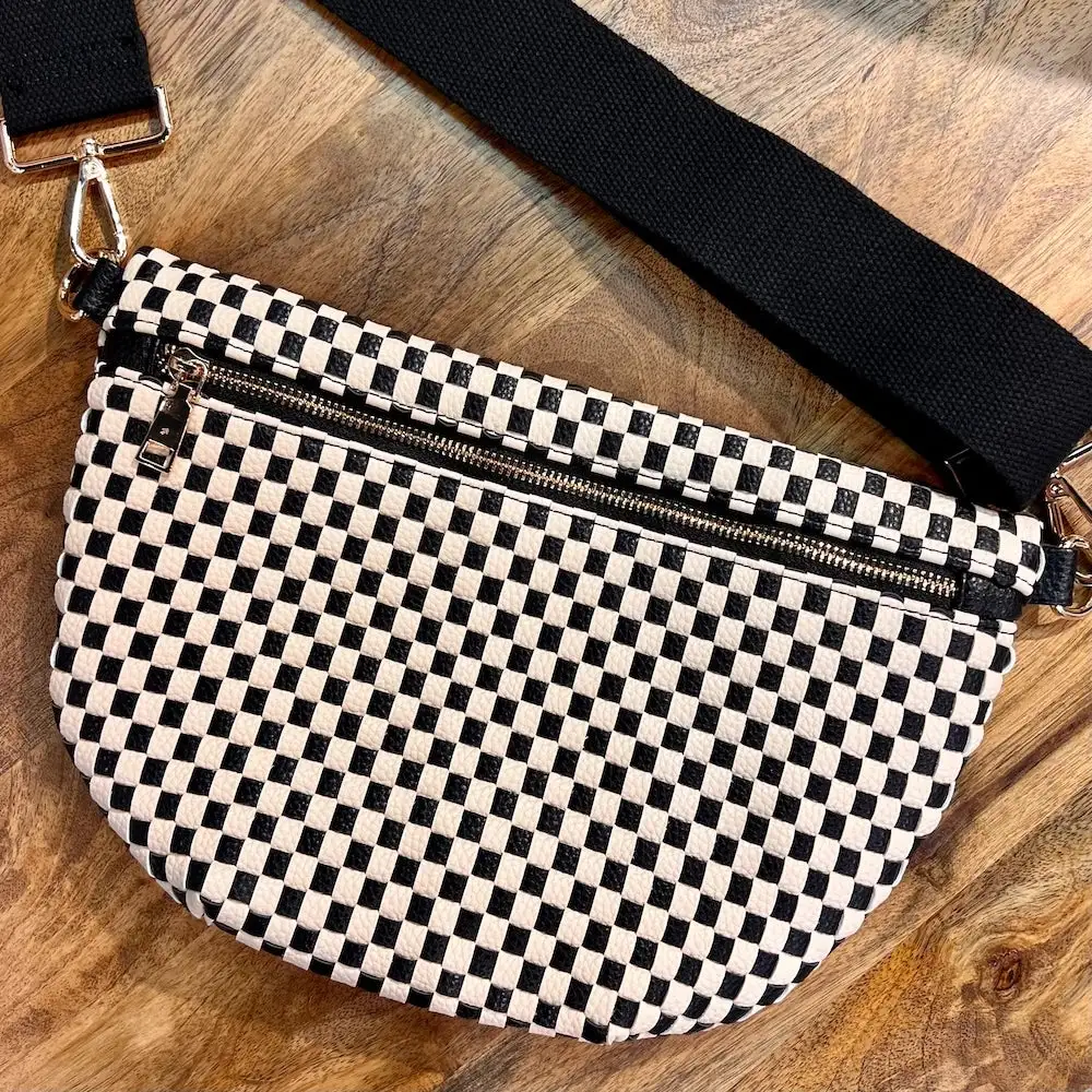 Woven Leather Everyday Bag