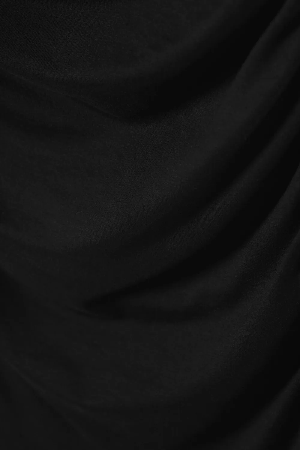 Ruched Straight Neck Dress
