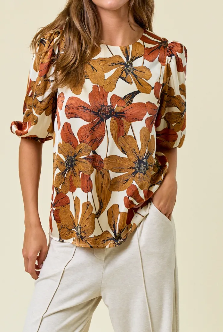 Floral Blouse Top