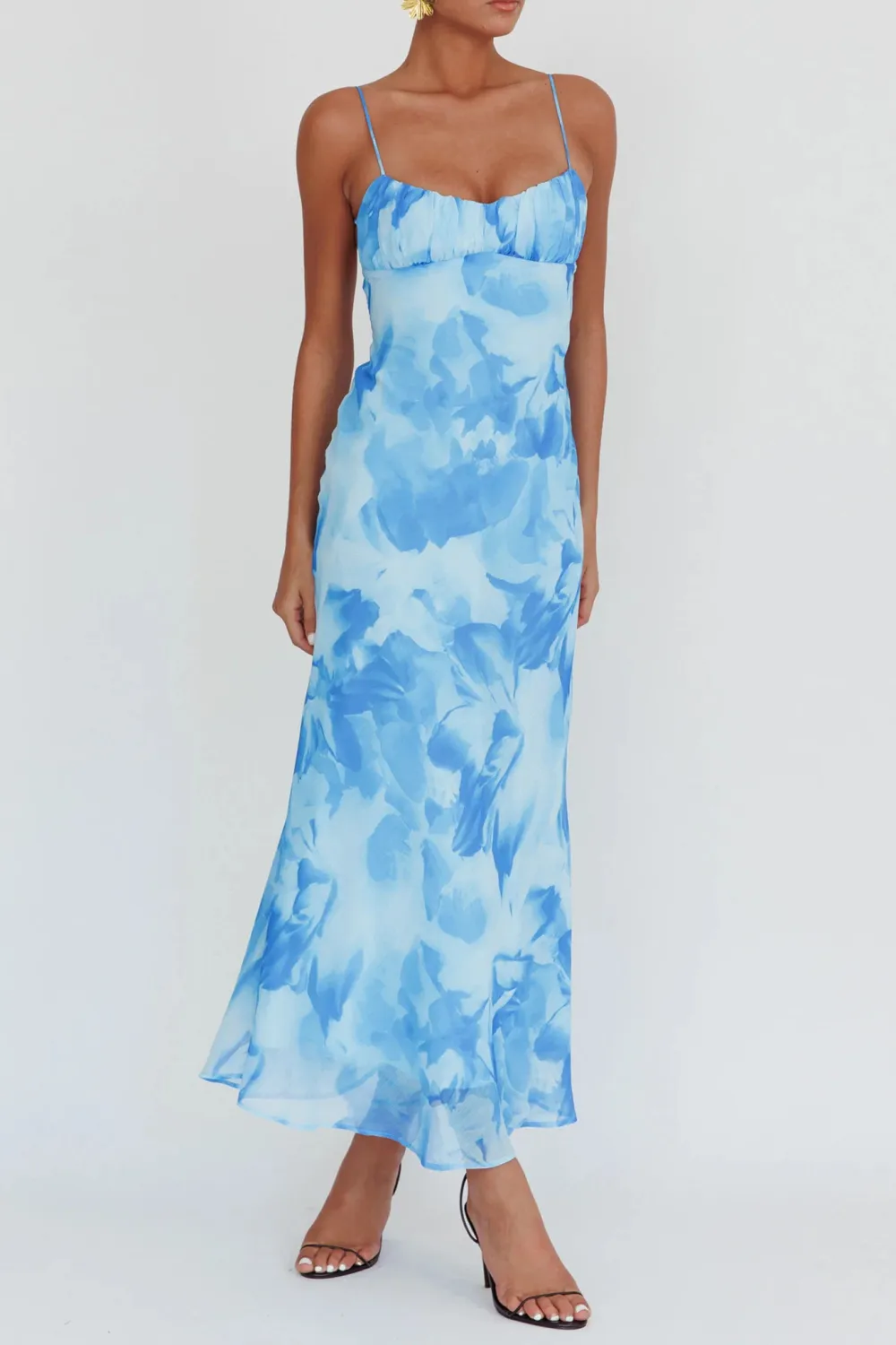 Fashionable Floral Casual Long Dress