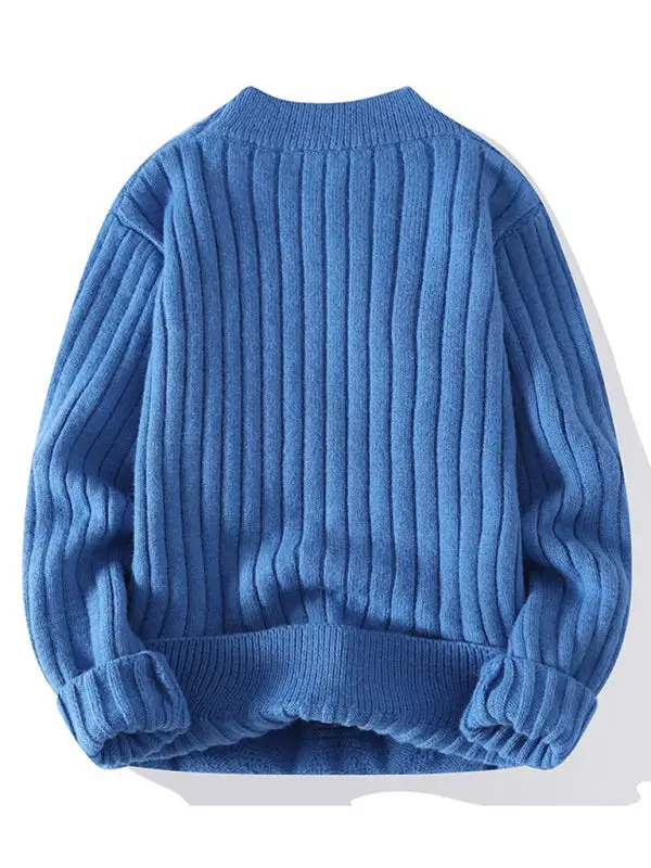Relaxed Knit Crew Neck Sweater