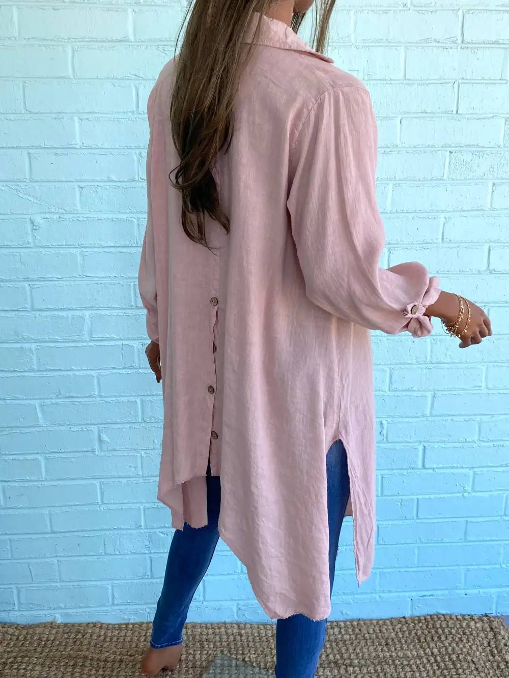 Button Roll Tab Tunic