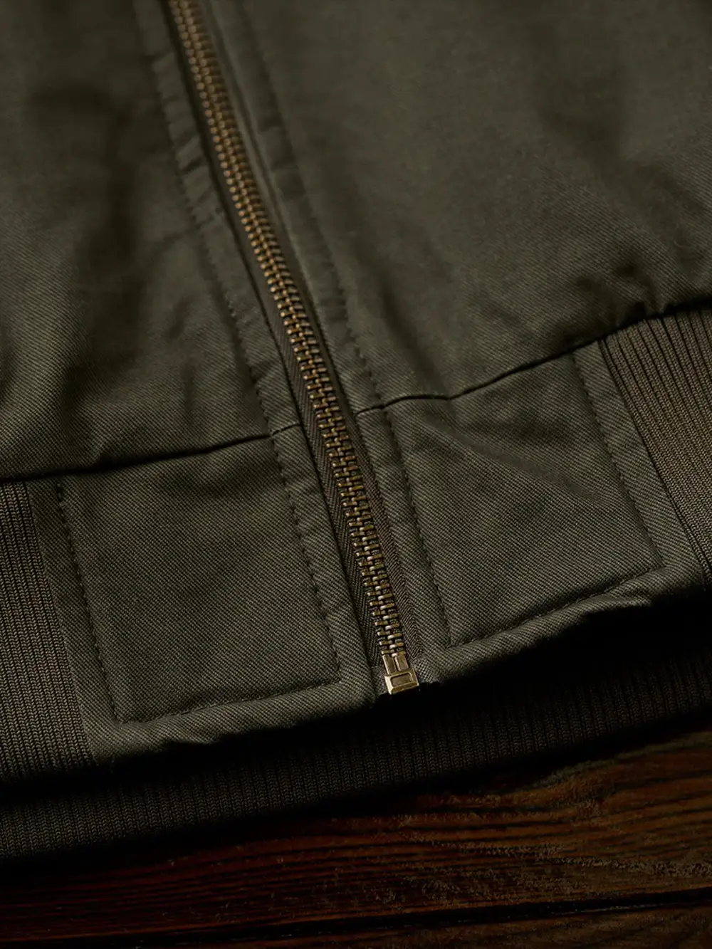Men'S Fleece Lined Zip Front Bomber Jacket