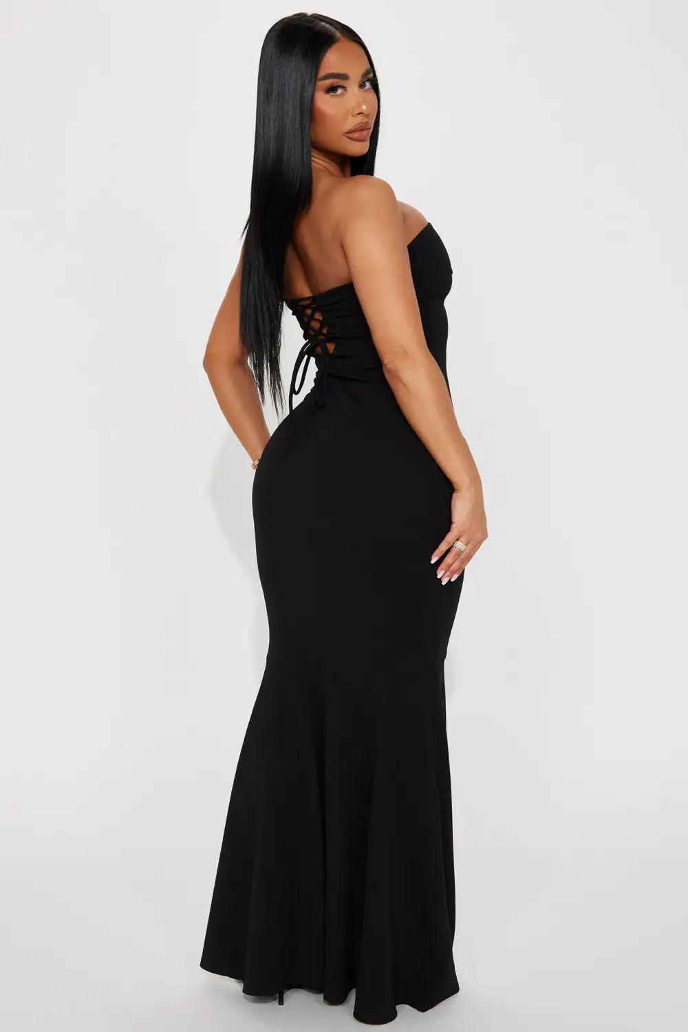 Kelly Mermaid Maxi Dress - Black